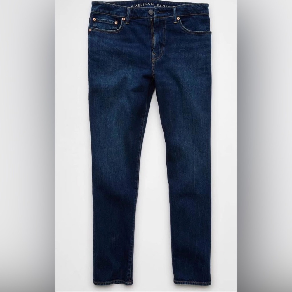 American Eagle Outfitters Men's Dark Blue Jeans 31x30